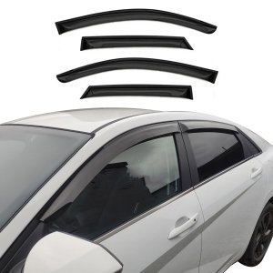 Toyota Corolla Wind Deflector - Omac - Acrylic 4 Pcs - Black - 2019-2025